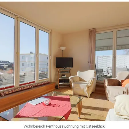 Daire Penthouse-Meerblick *
